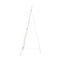 64" White Metal Adjustable Minimalist Floor Easel with Chain Support